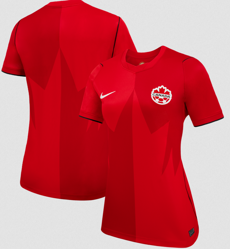 Women Nike Red Canada Soccer 2026 Jersey->->Women Jersey
